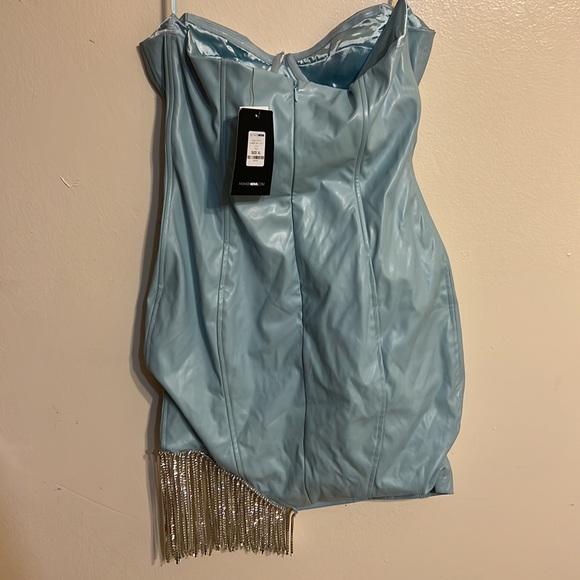 Party Girl PU Leather Mini Dress - Picture 6 of 6